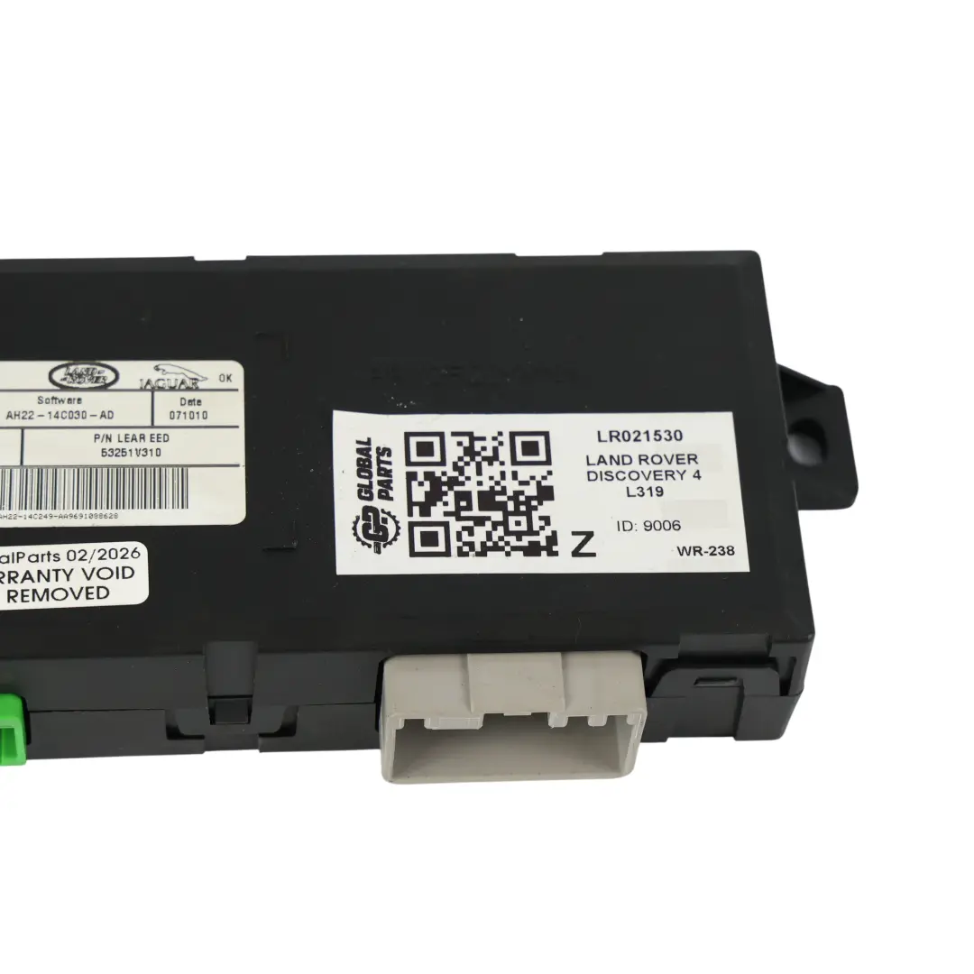 Moduł Sterownik Fotela Przód AH22-14D600-AD do Land Rover Discovery 4 L319 o numerze LR021530 Land Rover Discovery 4 L319 Moduł Sterownik Fotela Przód AH22-14D600-AD - SKU LR021530 - Numer Części LR021530