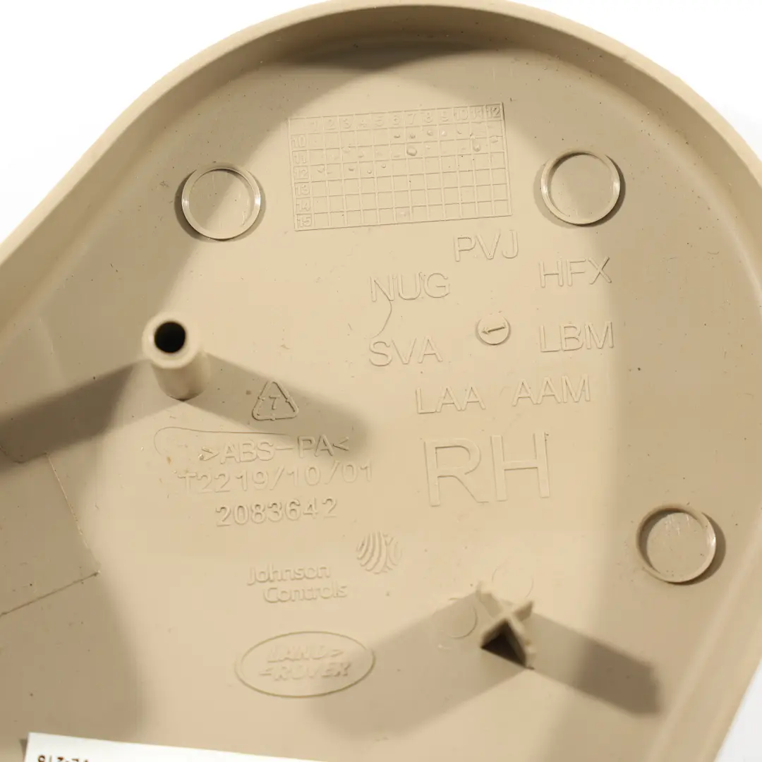 Range Rover Evoque L538 Vorder Sitz Abdeckung Innen Rechts Mandel 2083642 - SKU LR036050 - Teilenummer LR036050
