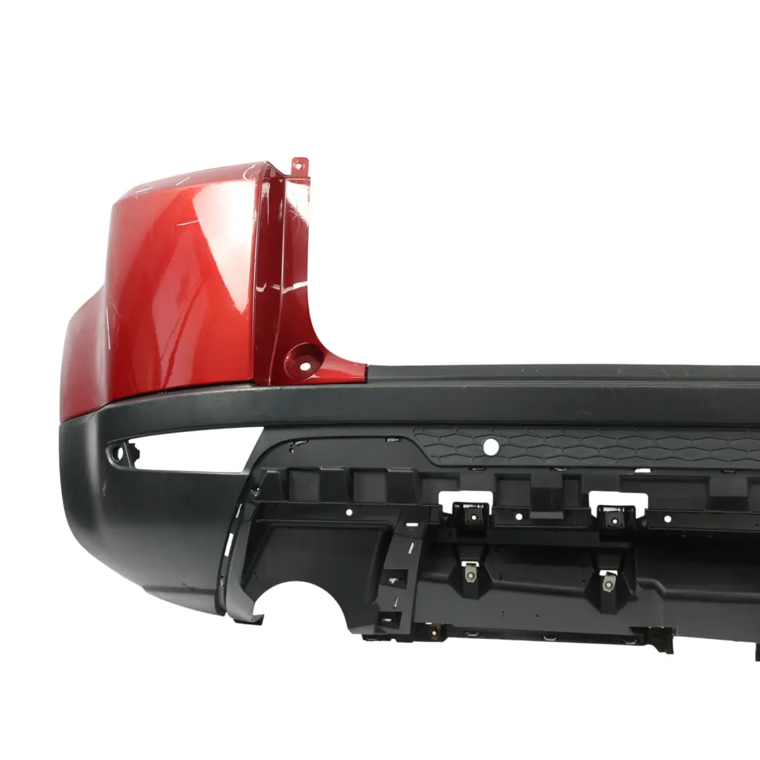 Bumper Trim Panel Covering Firenze Red - 868 to Range Rover Evoque L538 Rear with Part number LR036708 Range Rover Evoque L538 Rear Bumper Trim Panel Covering Firenze Red - 868 - SKU LR036708-FIRE - Part number LR036708