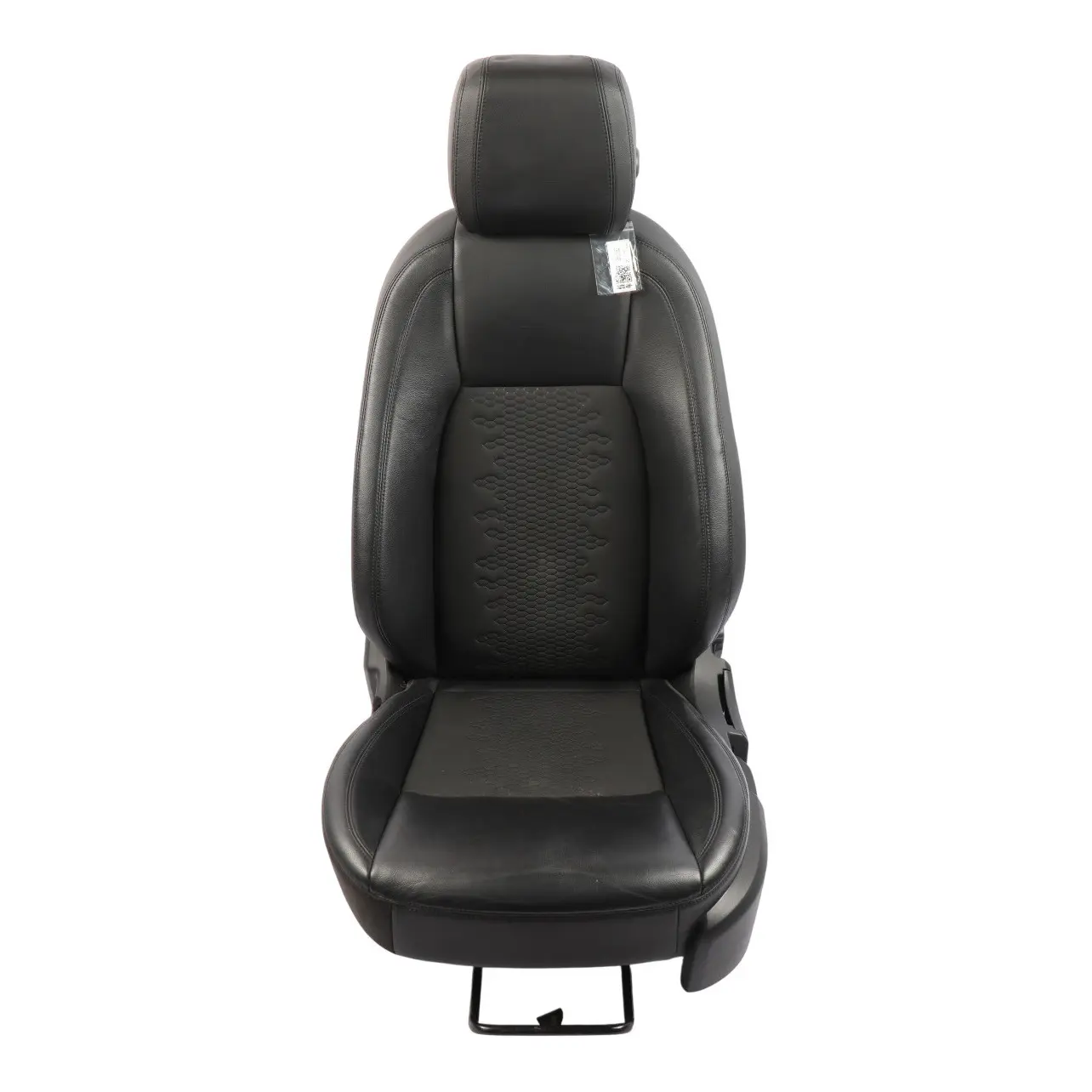 Land Rover Discovery L550 Fotel Przedni Podgrzewany Skóra Alcantara Czarna