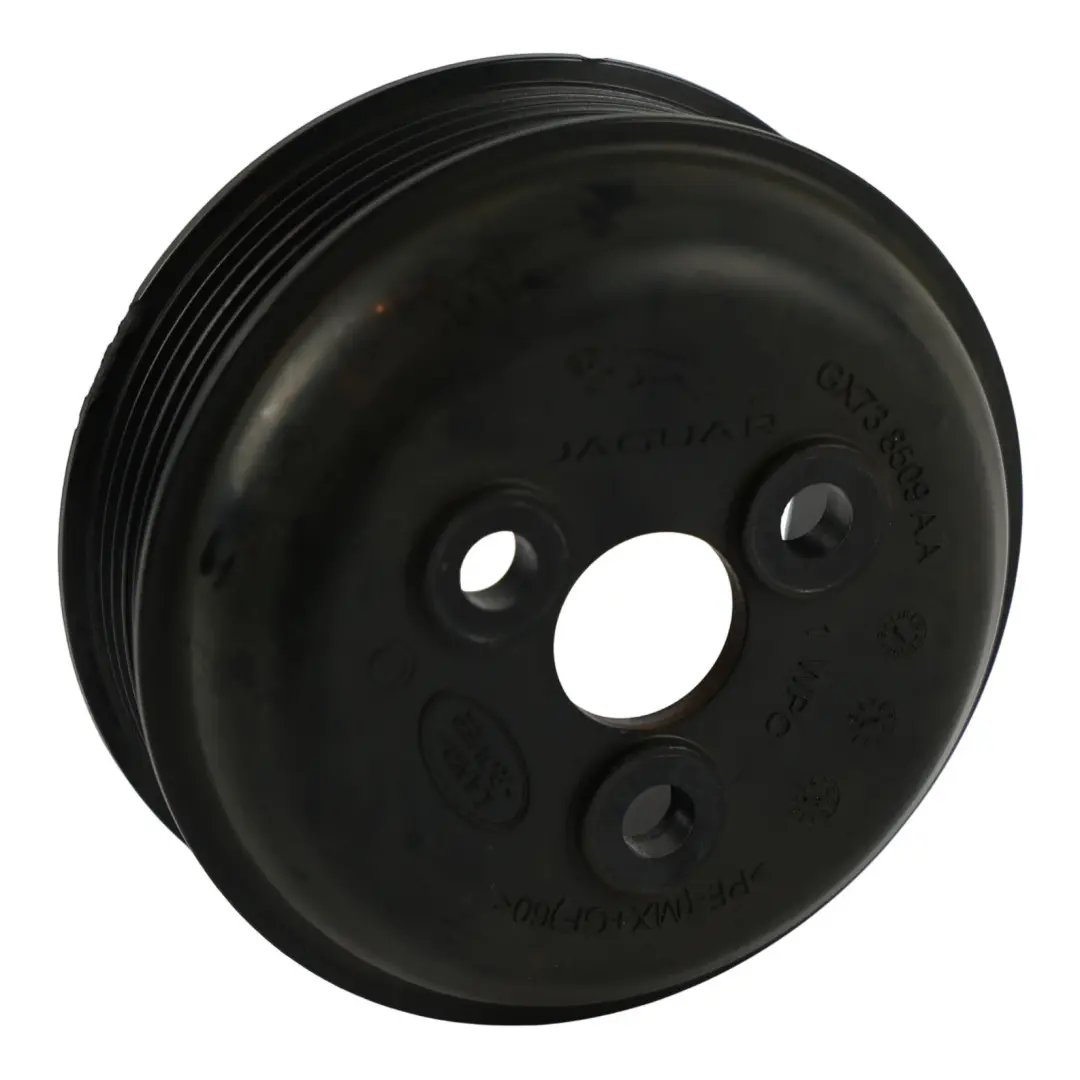 Water Pump Belt Pulley 2.0 GX73-8509-AA to Land Rover Discovery Sport L550 with Part number LR071768 Land Rover Discovery Sport L550 Water Pump Belt Pulley 2.0 GX73-8509-AA - SKU LR071768 - Part number LR071768