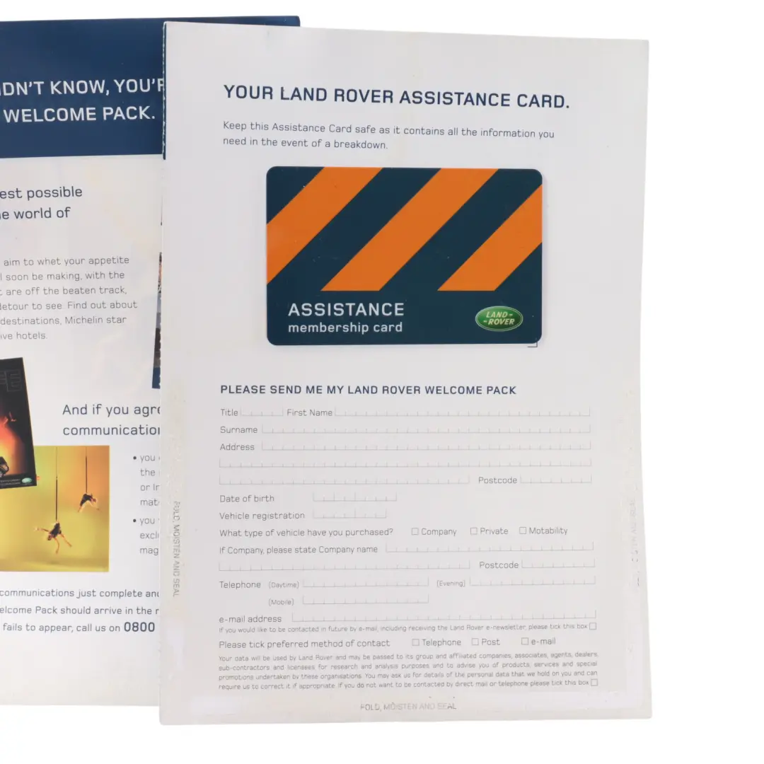 Land Rover Discovery 3 L318 Service Owner's Handbook Pouch Case Set - SKU LRL100253901 - Part number LRL100253901