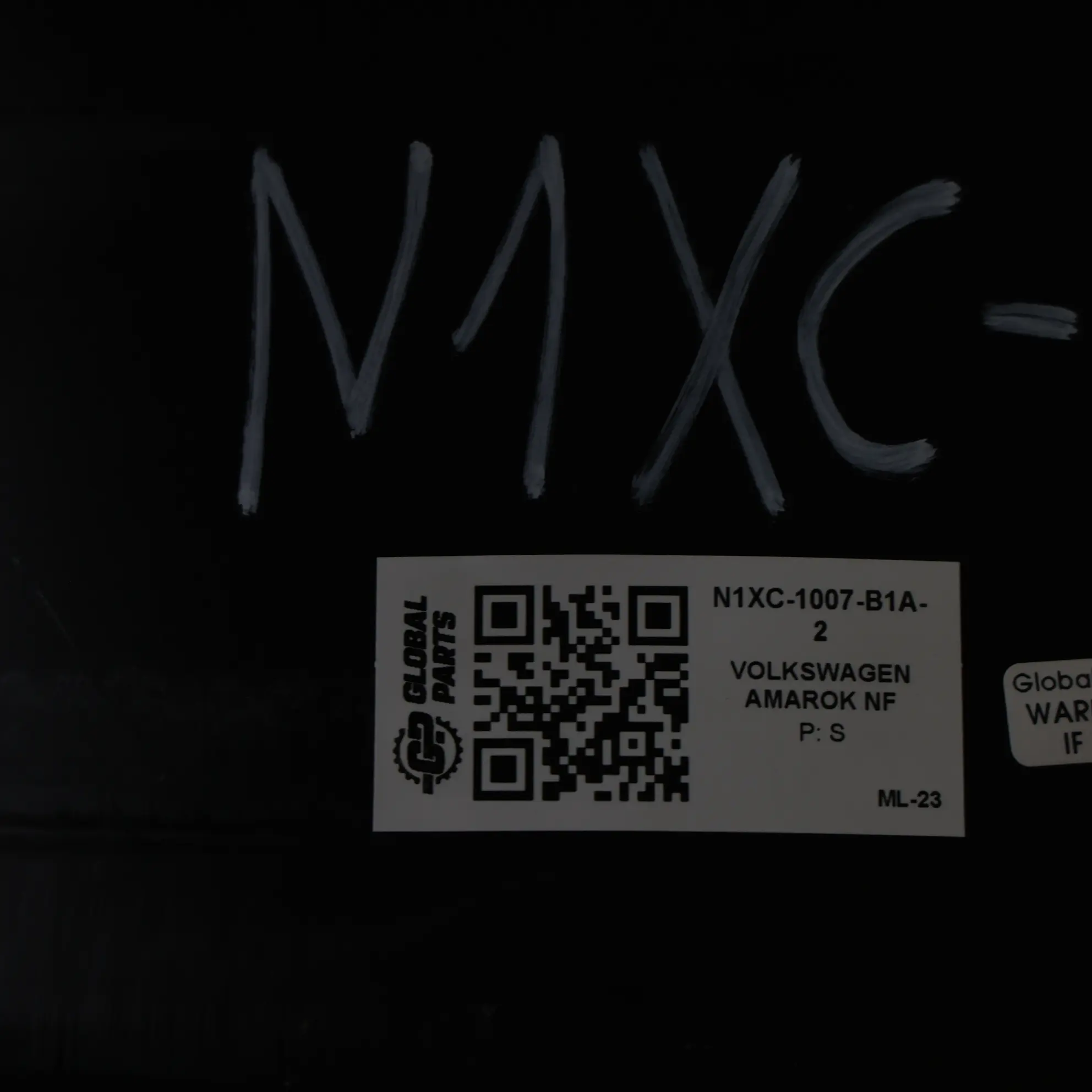 Volkswagen Amarok Mk2 Wheel Rim Alloy Black 18" 7,5J ET:55 N1XC-1007-B1A