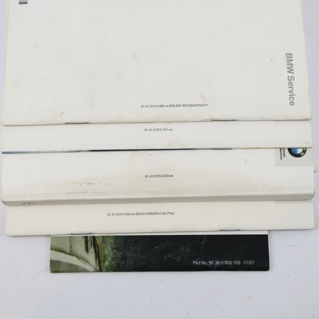 BMW E60 E61 LCI Książka Serwisowa Instrukcja Obsługi Komplet - SKU P0014024-2 - Numer Części 0014024