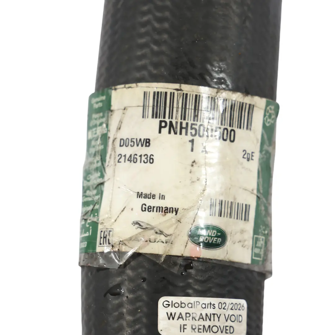 Range Rover L322 Intercooler Tubo Carga Aire Manguera 3.6 TDV8 Diesel -9F795-DB - SKU PNH500500 - Número de pieza PNH500500