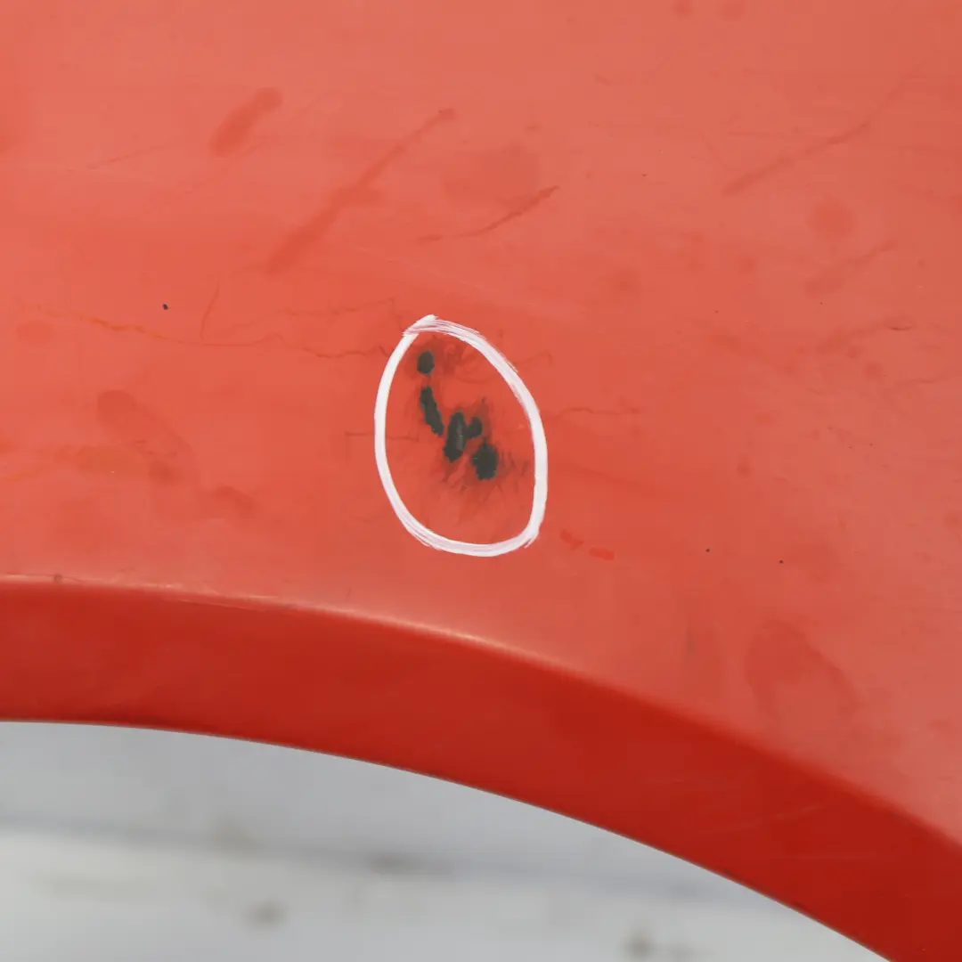 Fender Side Panel Wing Right O/S Spice Red - EAH to Smart Roadster 452 Rear with Part number Q0007730V008000000 Smart Roadster 452 Rear Fender Side Panel Wing Right O/S Spice Red - EAH - SKU Q0007730V008000000-SPI - Part number Q0007730V008000000