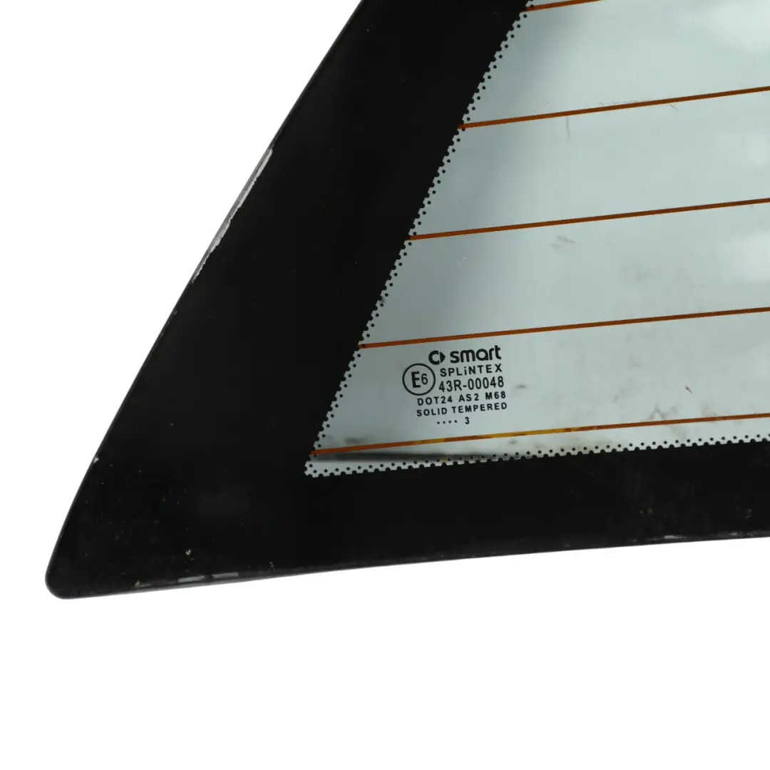 Smart Roadster 452 Window Glass Rear Window Glazing Glass Panel AS2 Green - SKU Q0009342V004 - Part number Q0009342V004