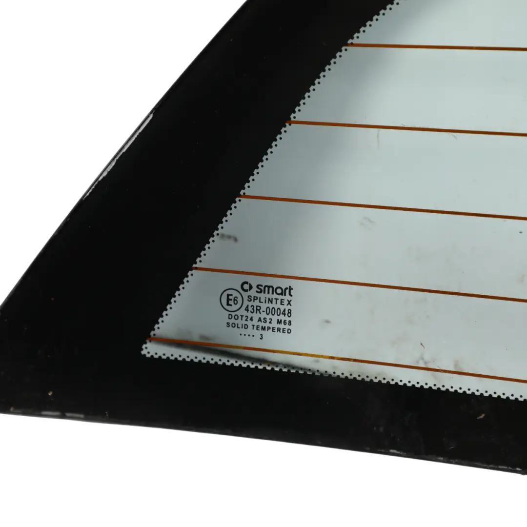 Smart Roadster 452 Window Glass Rear Window Glazing Glass Panel AS2 Green - SKU Q0009342V004 - Part number Q0009342V004