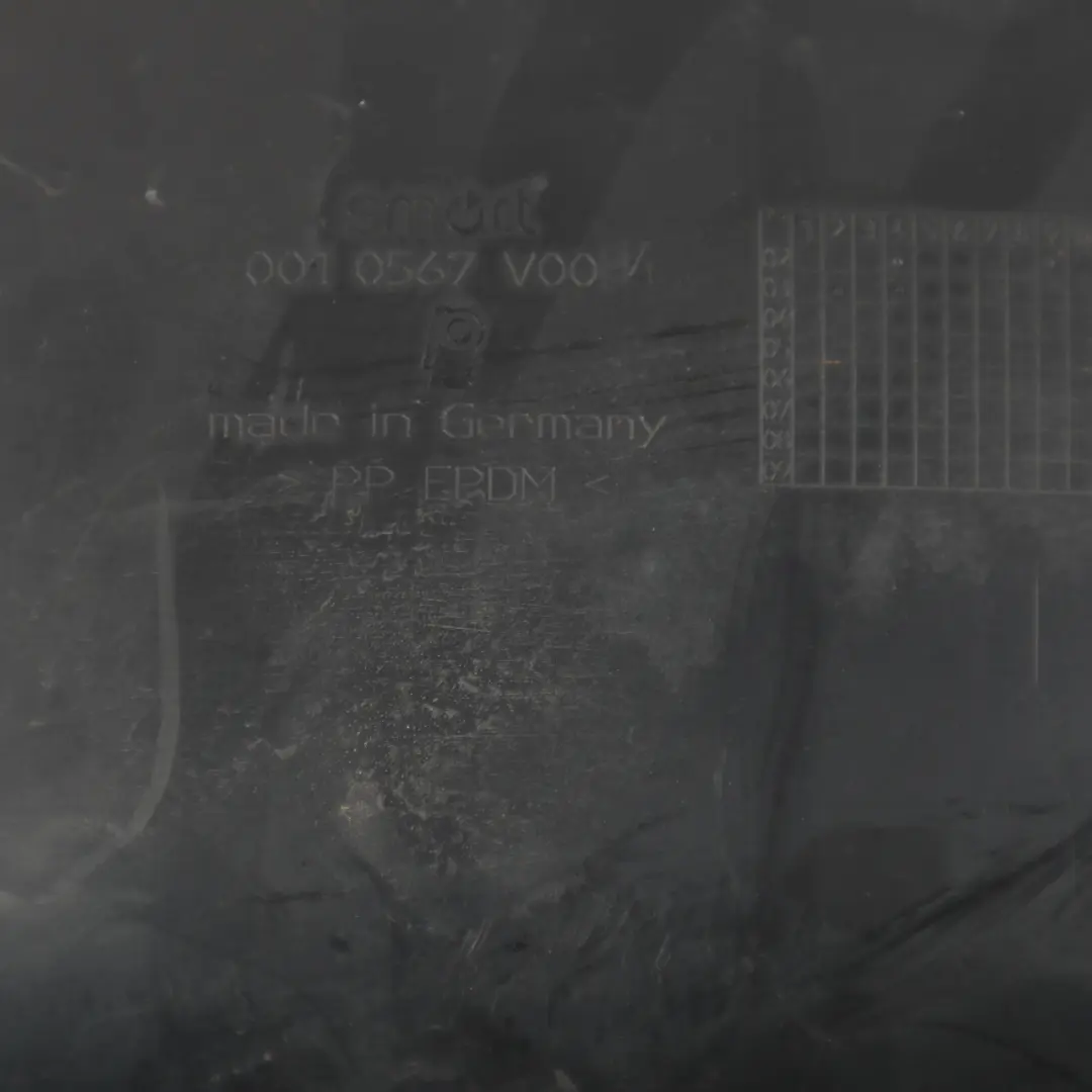 Arch Cover Splash Guard Rear Right O/S 0010568V006 to Smart Roadster 452 Wheel with Part number Q0010568V006 Smart Roadster 452 Wheel Arch Cover Splash Guard Rear Right O/S 0010568V006 - SKU Q0010568V006 - Part number Q0010568V006