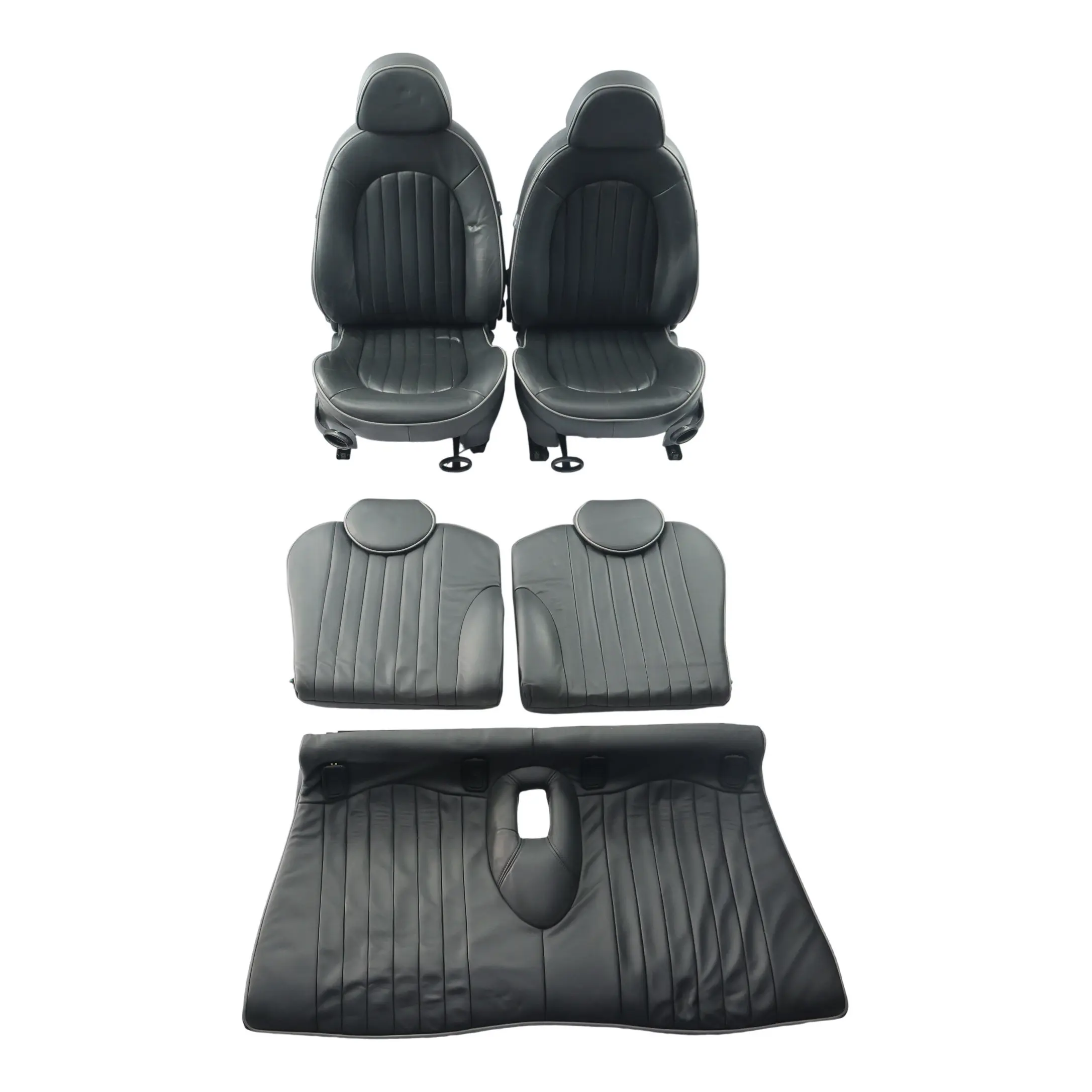 Sièges cuir Mini R50 chauffants anglais Park Lane Siège avant arrière noir