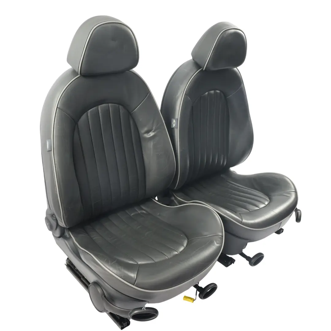 Leather Seats Heated English Park Lane Panther Black Front Rear Seat to Mini R50 with Part number R50 Seats Set Park Lane English Panther Mini R50 Leather Seats Heated English Park Lane Panther Black Front Rear Seat - SKU R50-Seats-Set-Park-Lane-English-Panther - Part number R50 Seats Set Park Lane English Panther