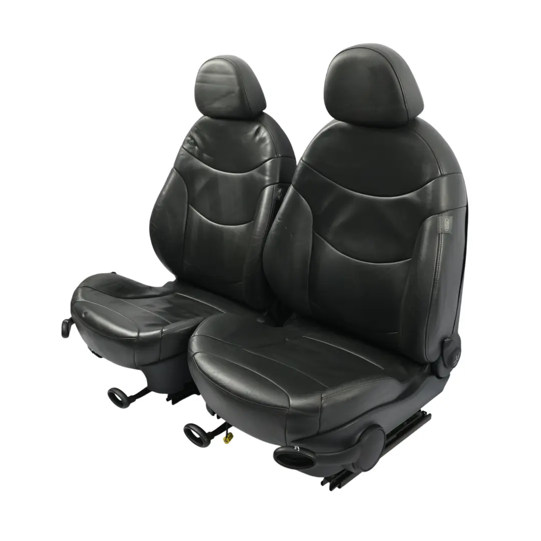 Seats Seat Interior Panther Black Leather Gravity SET to Mini Cooper One R50 R53 with Part number 7155100 Mini Cooper One R50 R53 Seats Seat Interior Panther Black Leather Gravity SET - SKU R50-SPORT-LEATHER-GRAVITY-SEATS-T6PN-1 - Part number 7155100