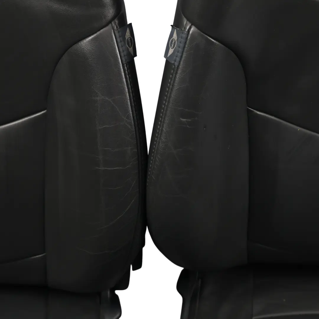 Sitze Sitzinterieur Panther Schwarzes Leder Gravity SET für Mini Cooper One R50 R53 mit Teilenummer 7155100 Mini Cooper One R50 R53 Sitze Sitzinterieur Panther Schwarzes Leder Gravity SET - SKU R50-SPORT-LEATHER-GRAVITY-SEATS-T6PN-1 - Teilenummer 7155100