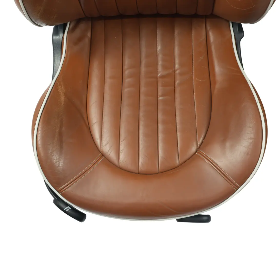 Mini Climatizada Sport Brown Asientos Cuero Inglés Asiento Sidewalk - SKU R52-SPORT-LEATHER-SEATS-SET-LNPR - Número de pieza R52