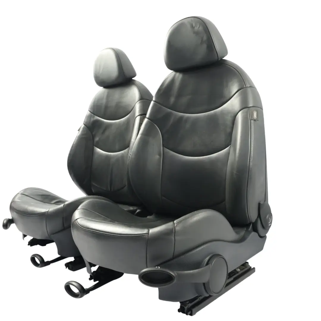 Seats Seat Interior Panther Black Leather Gravity SET to Mini Cooper One R50 R53 with Part number R53-SEATS-SET-LEATHER-GRAVITY-PANTHER-T6PN Mini Cooper One R50 R53 Seats Seat Interior Panther Black Leather Gravity SET - SKU R53-SEATS-SET-LEATHER-GRAVITY-PANTHER-T6PN - Part number R53-SEATS-SET-LEATHER-GRAVITY-PANTHER-T6PN