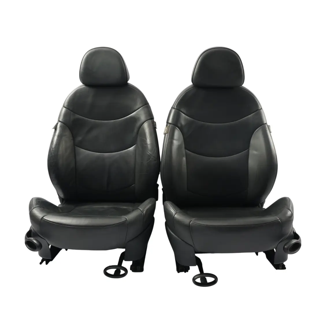 Mini Cooper One R50 R53 Ensemble Sièges Cuir Noir Panther Gravity - SKU R53-SEATS-SET-LEATHER-GRAVITY-PANTHER-T6PN - Numéro de pièce R53-SEATS-SET-LEATHER-GRAVITY-PANTHER-T6PN