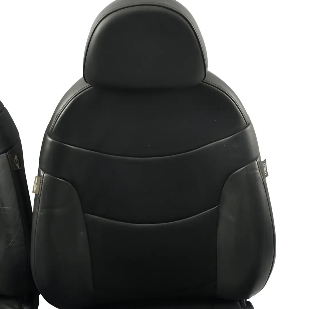 Mini Cooper Uno R50 R53 Asientos Interior Panther Negro Cuero Gravedad SET - SKU R53-SEATS-SET-LEATHER-GRAVITY-PANTHER-T6PN - Número de pieza R53-SEATS-SET-LEATHER-GRAVITY-PANTHER-T6PN