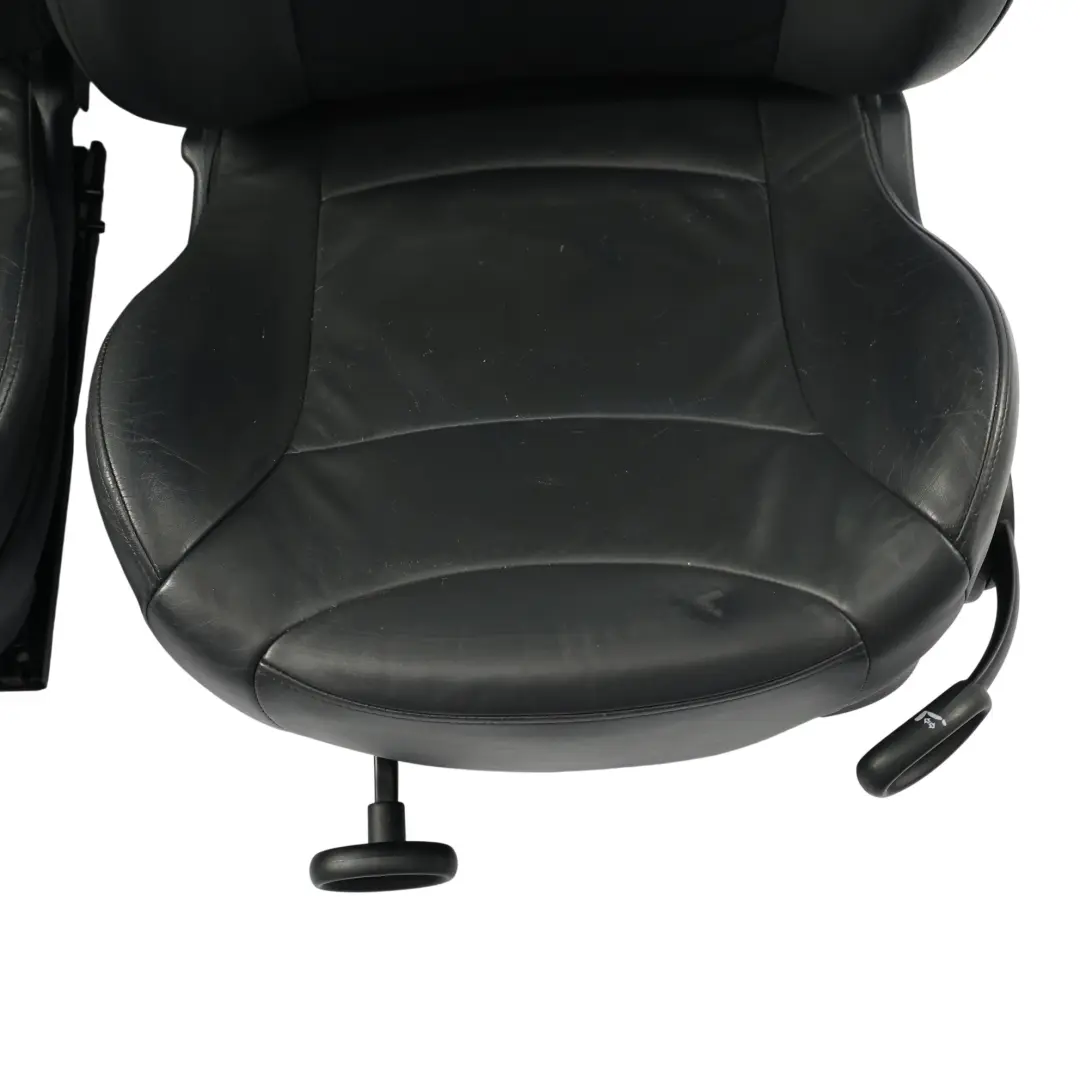 Mini Cooper Uno R50 R53 Asientos Interior Panther Negro Cuero Gravedad SET - SKU R53-SEATS-SET-LEATHER-GRAVITY-PANTHER-T6PN - Número de pieza R53-SEATS-SET-LEATHER-GRAVITY-PANTHER-T6PN