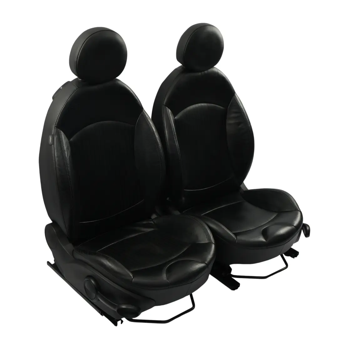 Mini Cooper One R56 Delantero Trasero Deporte Asientos Cuero Calefacción Negro - SKU R56-SEATS-SPORT-LEATHER-SET-T8E1-1 - Número de pieza R56-SEATS-SPORT-LEATHER-SET-T8E1