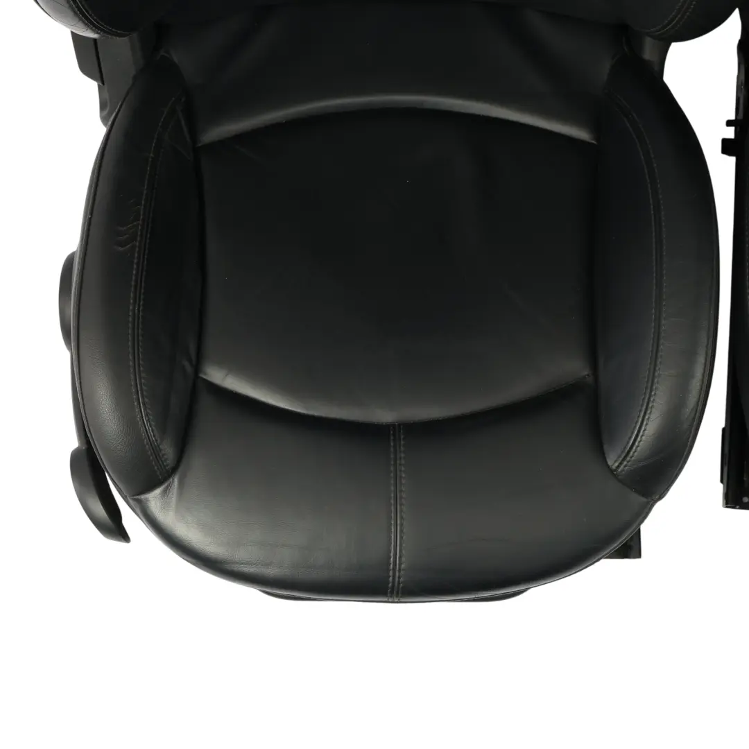 Mini Cooper R60 Countryman Fotele Skórzane Czarne Przód Tył Komplet - SKU R60-SPORT-BLACK-LEATHER-SEATS-T6E1 - Numer Części 9806611
