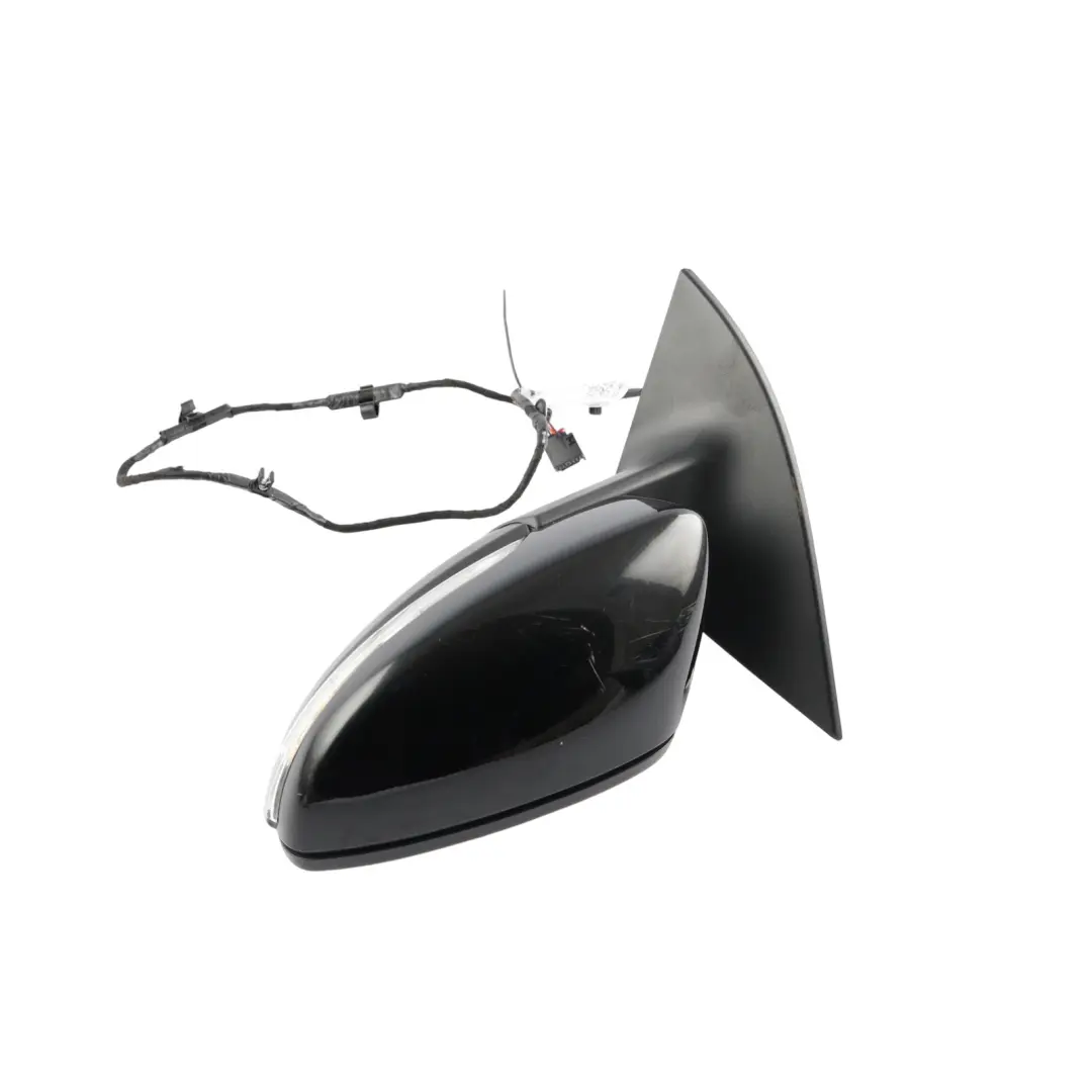 Volkswagen Scirocco Mk3 Door Wing Mirror Left N/S Black - SKU RHD-1K8857507P-BLK - Part number 1K8857507P