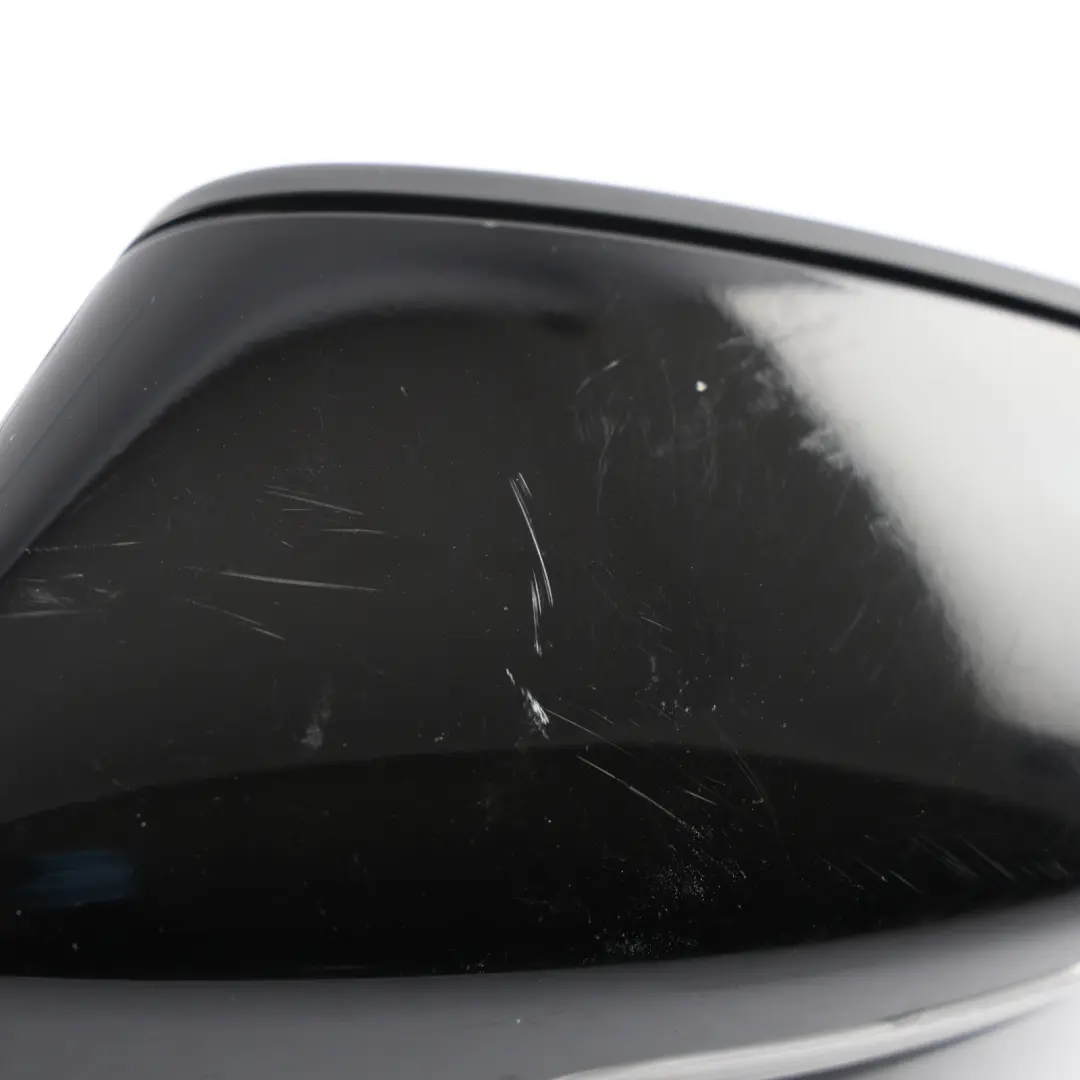 Volkswagen Scirocco Mk3 Door Wing Mirror Left N/S Black - SKU RHD-1K8857507P-BLK - Part number 1K8857507P