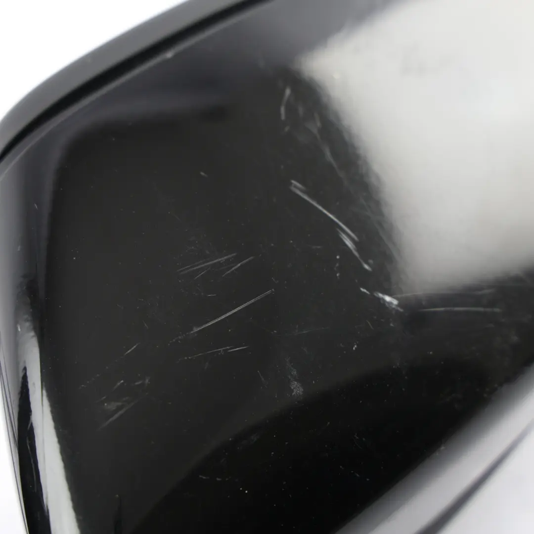 Volkswagen Scirocco Mk3 Door Wing Mirror Left N/S Black - SKU RHD-1K8857507P-BLK - Part number 1K8857507P