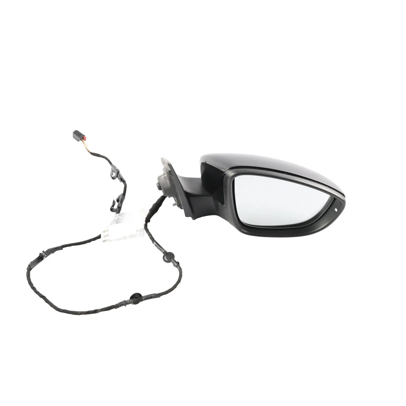 Volkswagen Scirocco Mk3 Door Wing Mirror Right O/S Black 1K8857508P