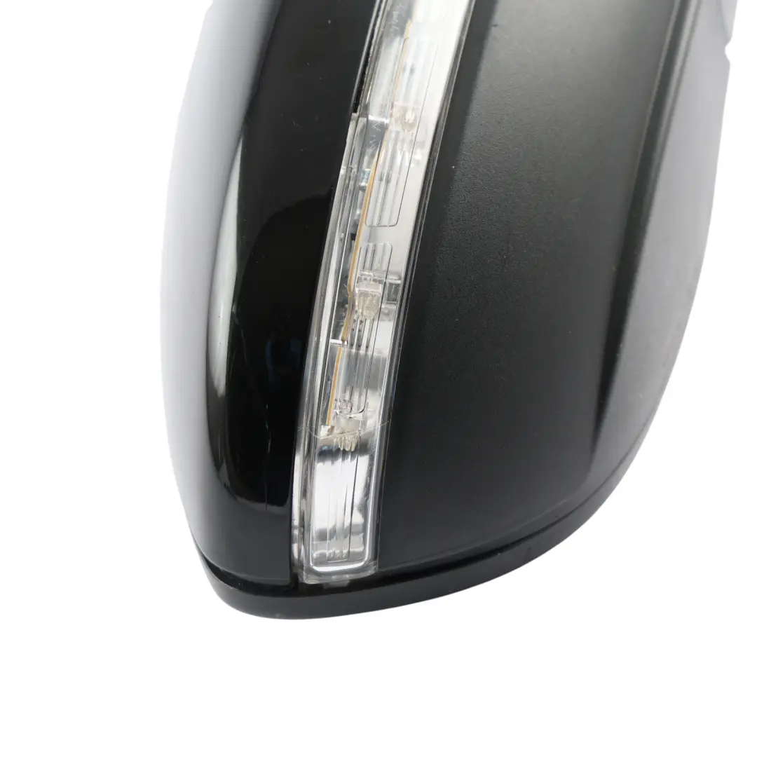 Volkswagen Scirocco Mk3 Door Wing Mirror Right O/S Black - SKU RHD-1K8857508P-BLK - Part number 1K8857508P