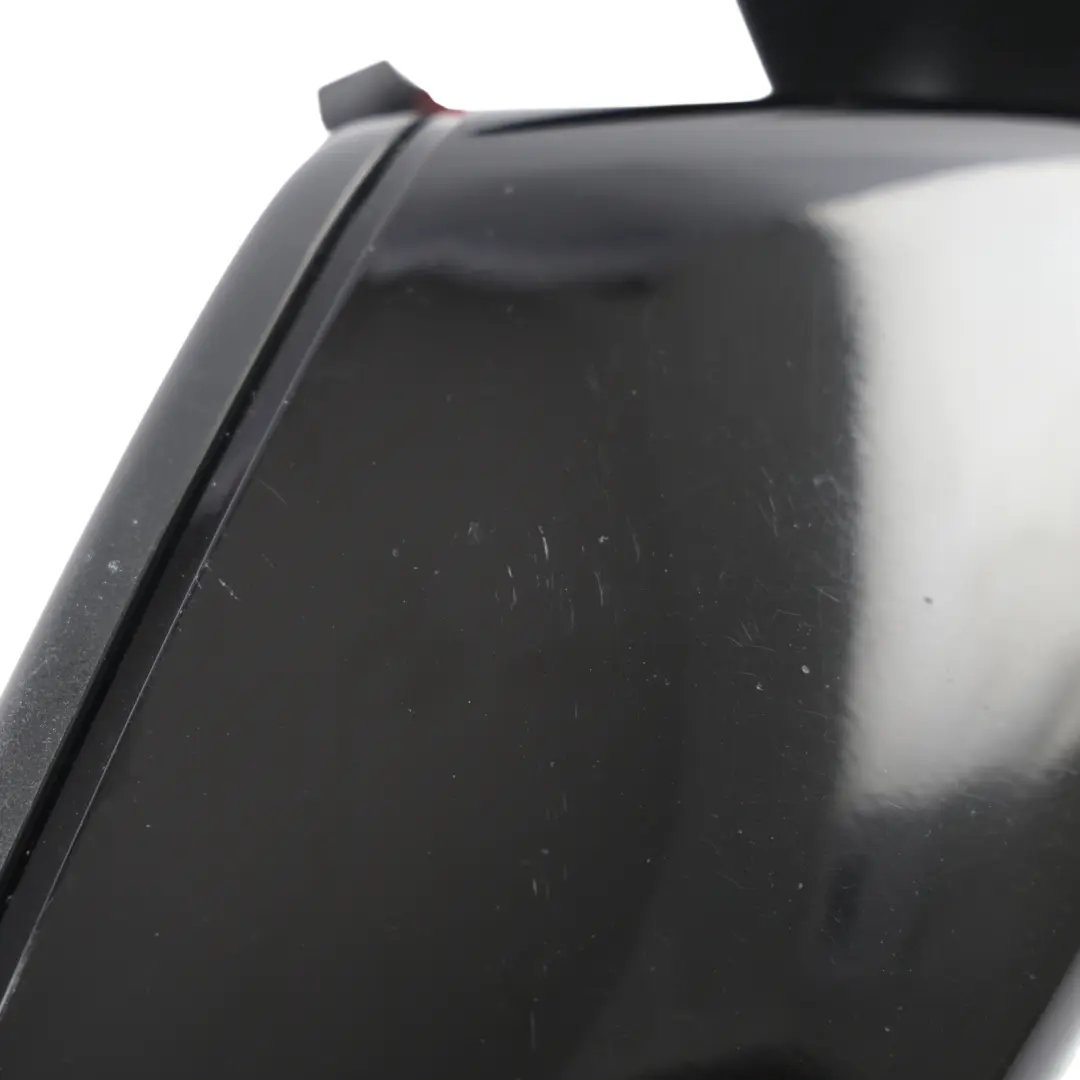 Volkswagen Scirocco Mk3 Door Wing Mirror Right O/S Black - SKU RHD-1K8857508P-BLK - Part number 1K8857508P