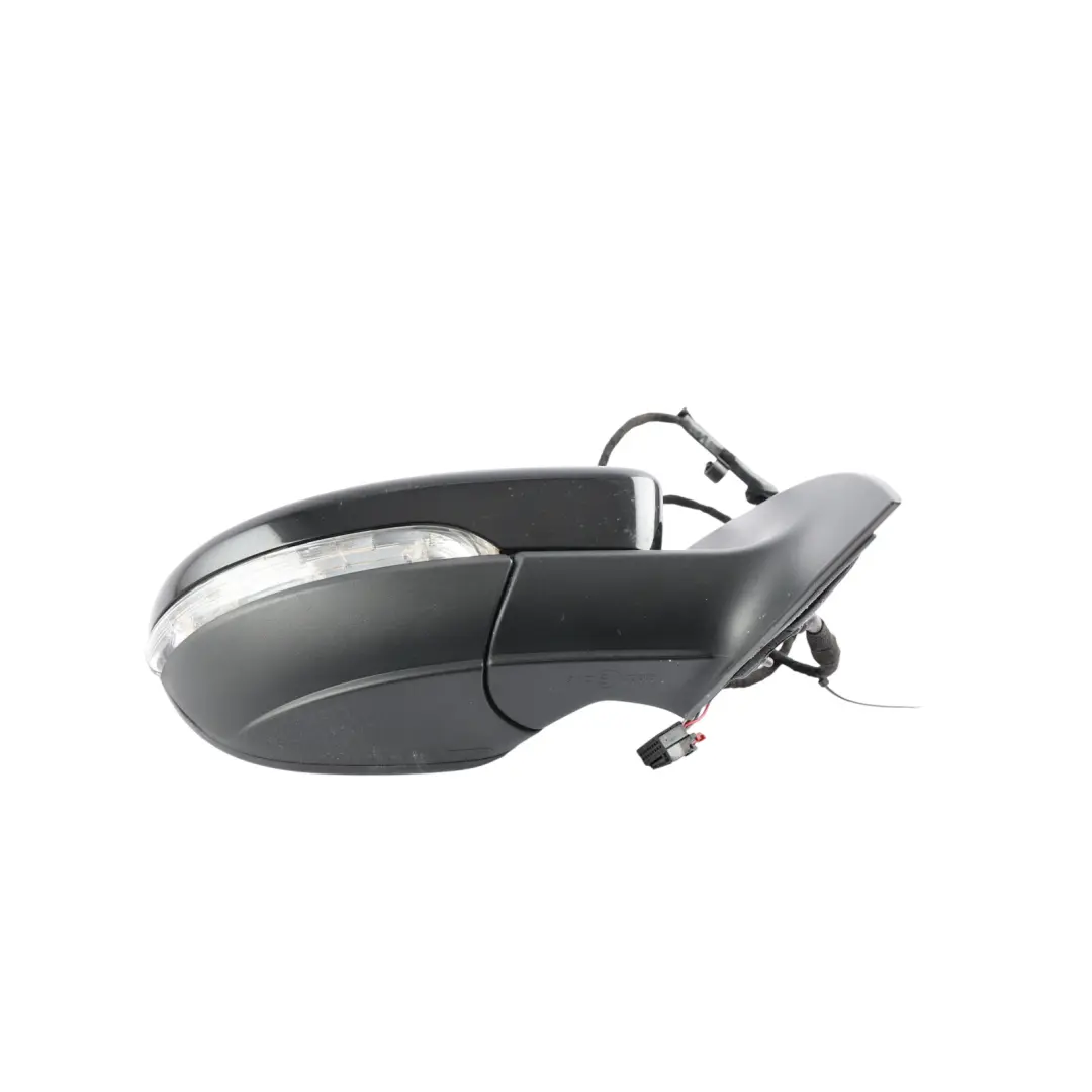 Volkswagen Scirocco Mk3 Door Wing Mirror Right O/S Black - SKU RHD-1K8857508P-BLK - Part number 1K8857508P