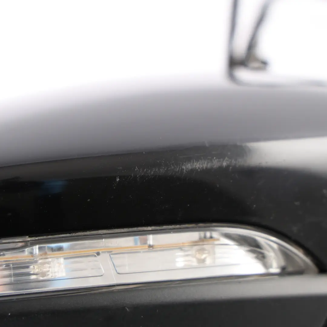 Volkswagen Scirocco Mk3 Door Wing Mirror Right O/S Black - SKU RHD-1K8857508P-BLK - Part number 1K8857508P