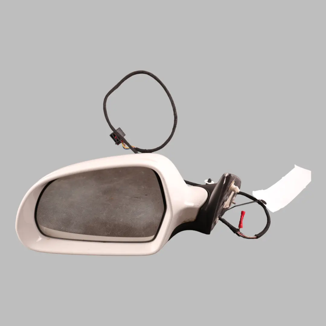 Skoda Octavia Mk2 1Z RS Electric Wing Mirror Left N/S Candy White - B9A / F9E - SKU RHD-1Z2857507M-CAN - Part number 1Z2857507M