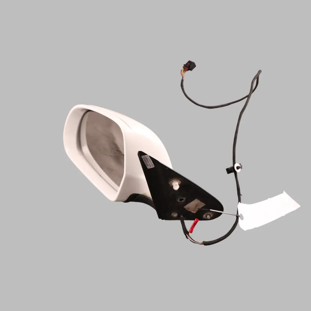 Skoda Octavia Mk2 1Z RS Electric Wing Mirror Left N/S Candy White - B9A / F9E - SKU RHD-1Z2857507M-CAN - Part number 1Z2857507M