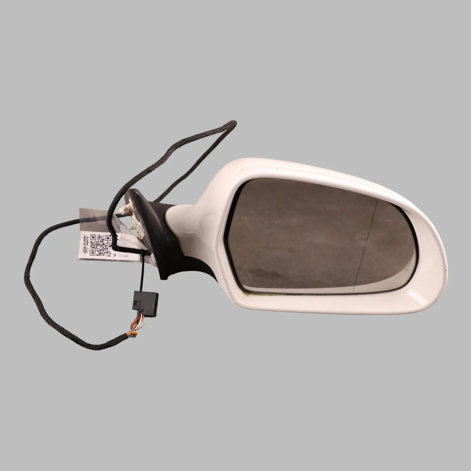 Skoda Octavia Mk2 1Z RS Electric Wing Mirror Right O/S Candy White - B9A / F9E