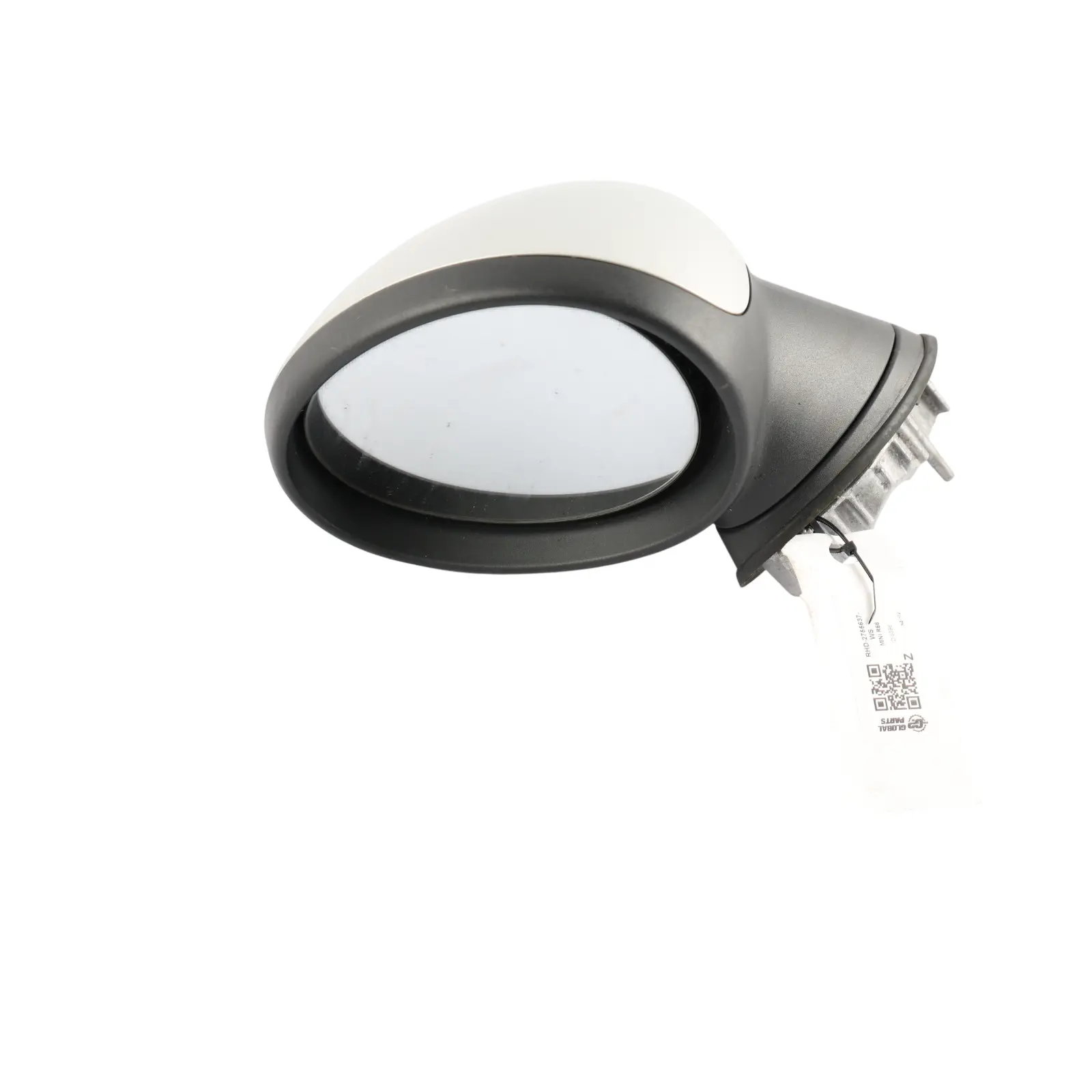 Mini Cooper R55 R56 R57 Side View Wing Mirror 5 Pins Left N/S White Silver - A62