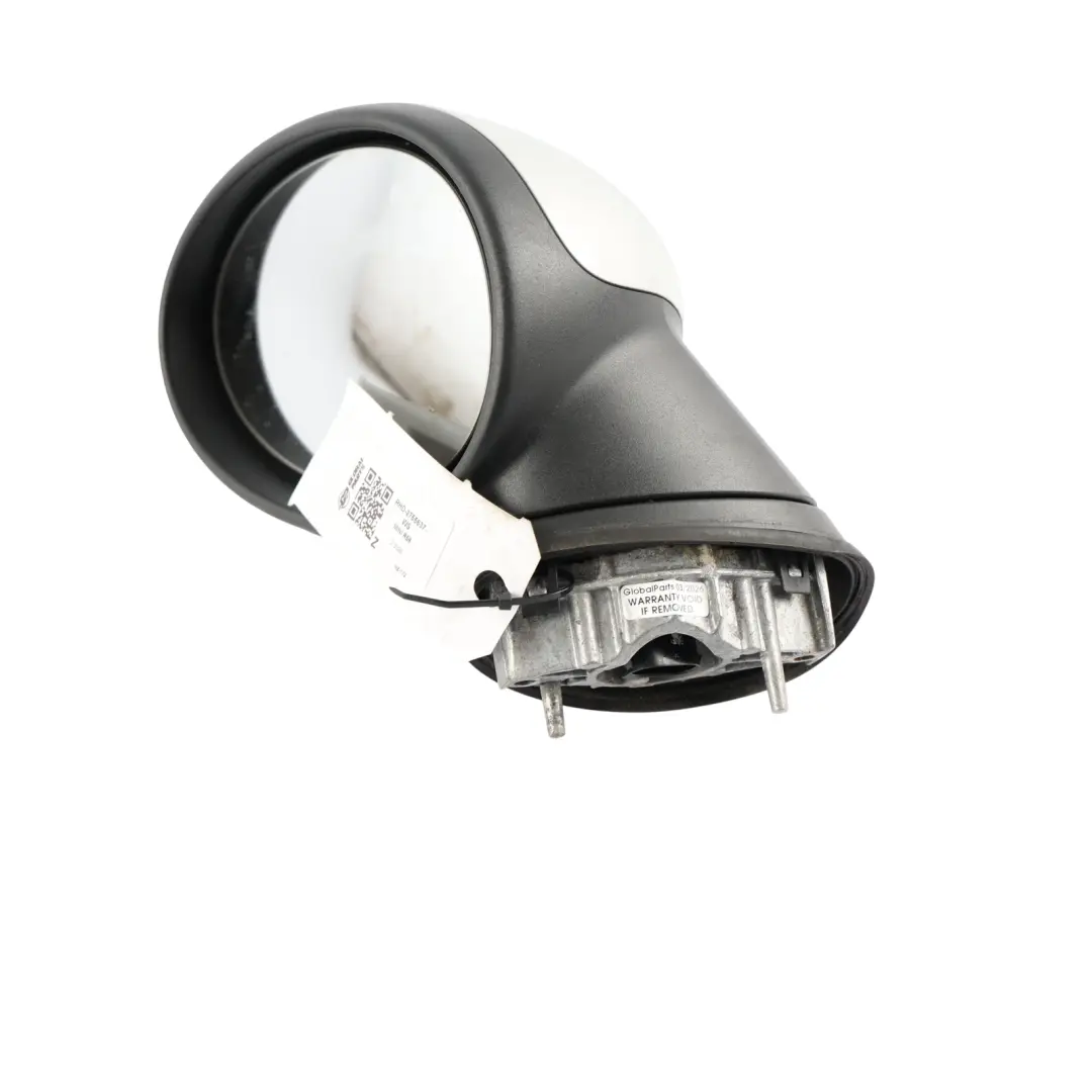 Side View Wing Mirror 5 Pins Left N/S White Silver - A62 to Mini Cooper R55 R56 R57 with Part number 2755637 Mini Cooper R55 R56 R57 Side View Wing Mirror 5 Pins Left N/S White Silver - A62 - SKU RHD-2755637-WS - Part number 2755637