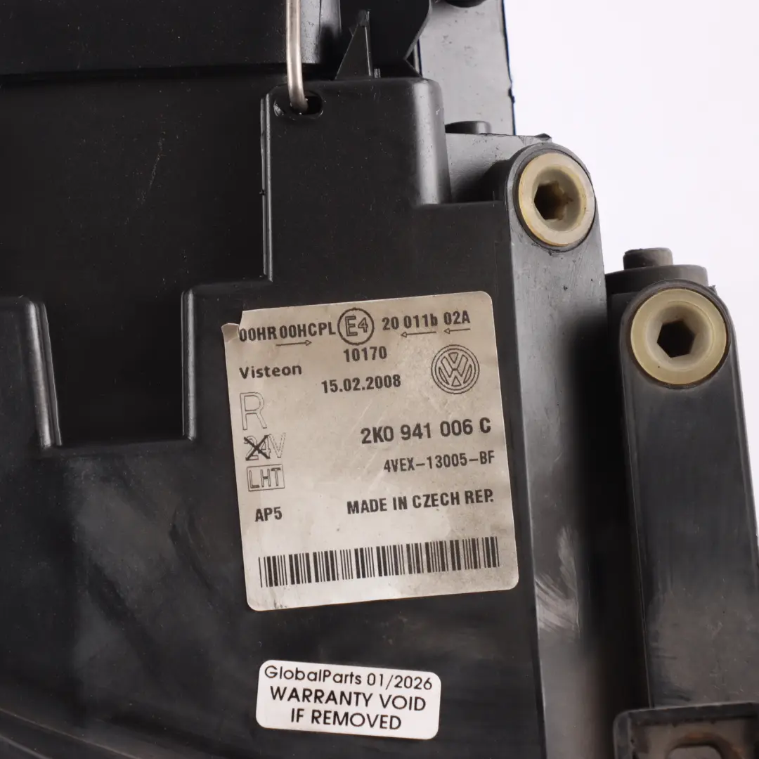 VW Volkswagen Caddy 2K Headlight Headlamp Light Lamp Front Right O/S - SKU RHD-2K0941006C - Part number 2K0941006C