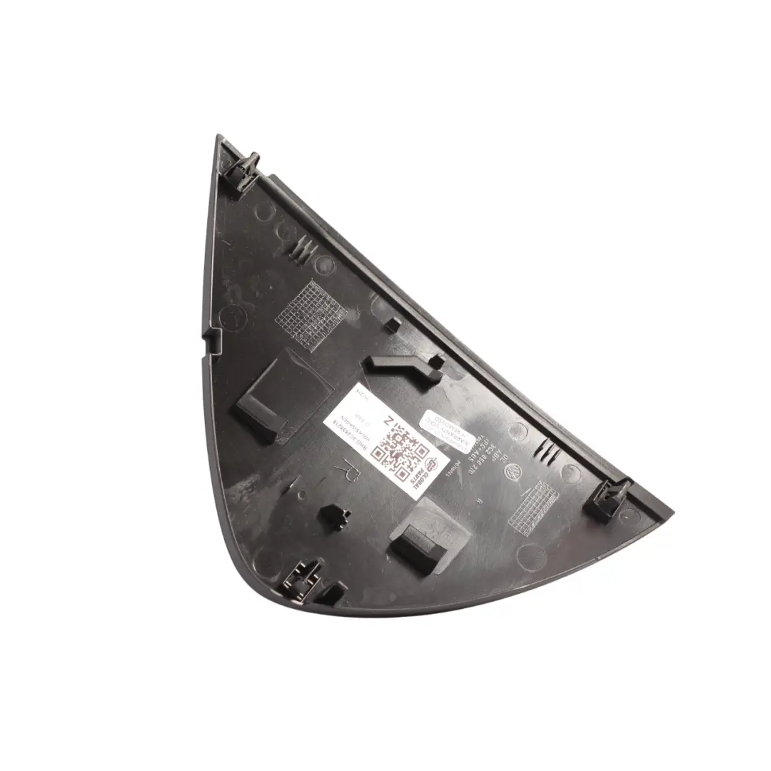 Dashboard Side Cover Trim Panel Driver Side Black to Volkswagen Passat CC with Part number 3C2858218 Volkswagen Passat CC Dashboard Side Cover Trim Panel Driver Side Black - SKU RHD-3C2858218 - Part number 3C2858218