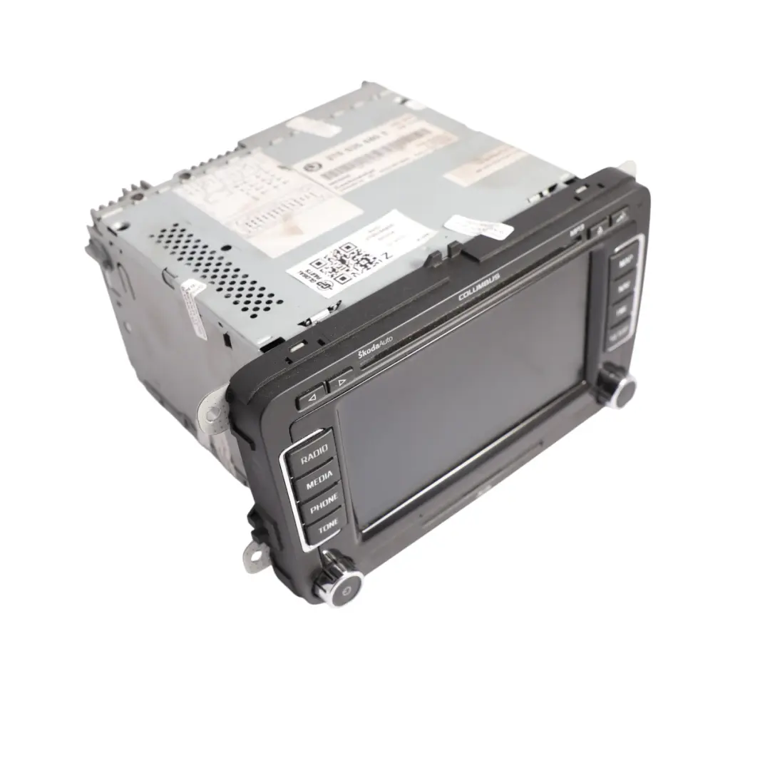 Skoda Octavia RS 1Z Columbus Radio Screen Navigation Head Unit - SKU RHD-3T0035680E - Part number 3T0035680E