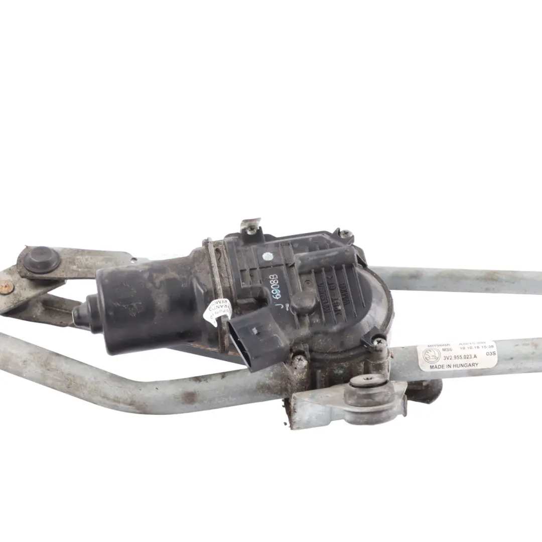 3V Mk3 Windscreen Wiper Motor Mechanism Linkage to Skoda Superb with Part number 3V2955023A Skoda Superb 3V Mk3 Windscreen Wiper Motor Mechanism Linkage - SKU RHD-3V2955023A - Part number 3V2955023A