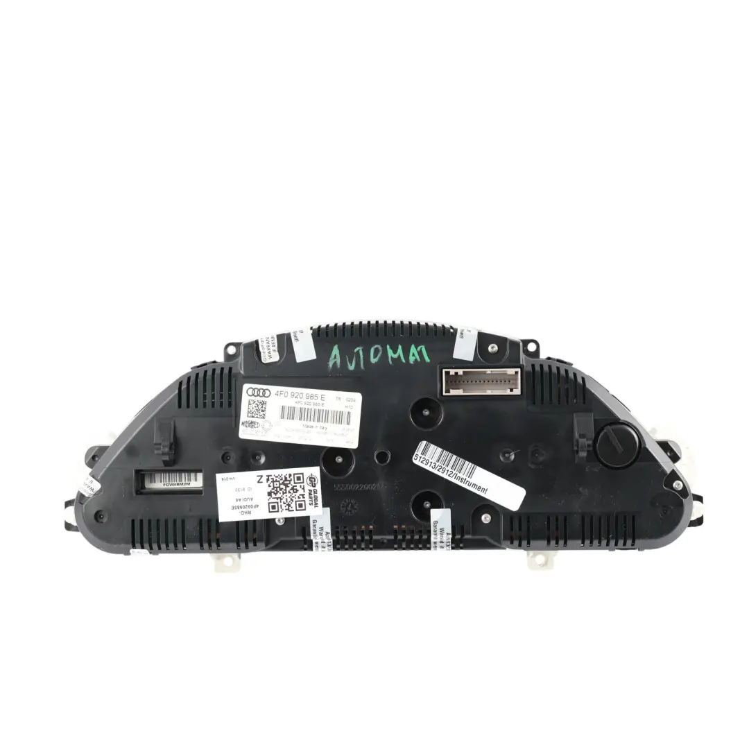 Instrument Cluster Speedometer Clock Diesel Manual to Audi A6 C6 with Part number 4F0920985E Audi A6 C6 Instrument Cluster Speedometer Clock Diesel Manual - SKU RHD-4F0920985E - Part number 4F0920985E