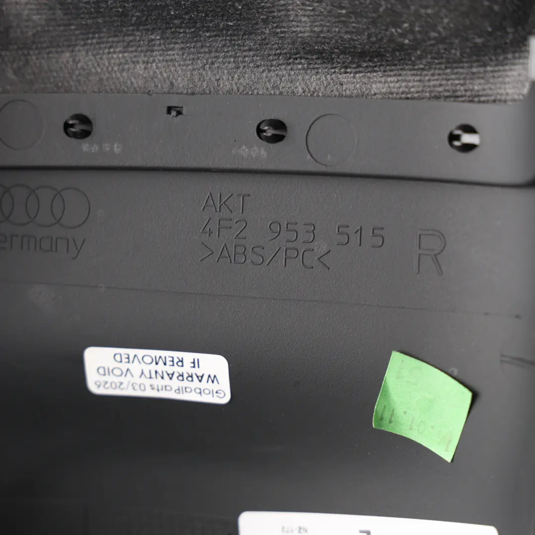 Audi A6 C6 Steering Column Trim Cover Panel Surround Upper Black - SKU RHD-4F2953515 - Part number 4F2953515