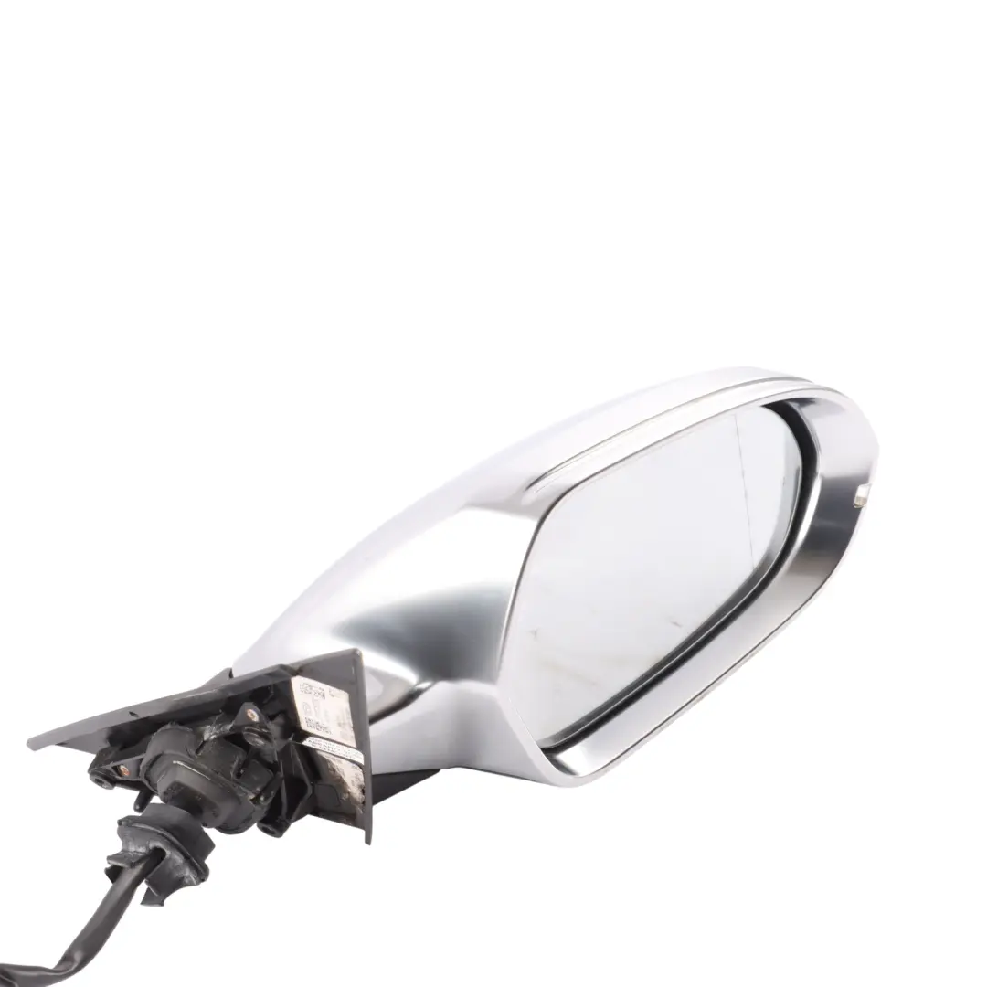 Audi S6 C7 Door Wing Mirror Power Fold Auto Dip Right O/S Aluminium - SKU RHD-4G2857410AE-ALU - Part number 4G2857410AE