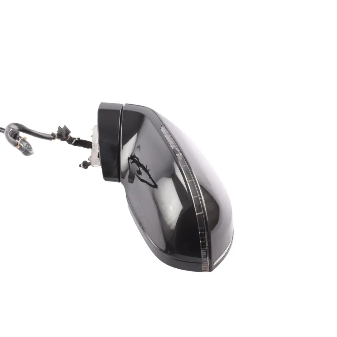 Audi A7 4G Door Wing Mirror Electric Left N/S Mythical Black - Y9T - SKU RHD-4G8858531AN-MYB - Part number 4G8858531AN