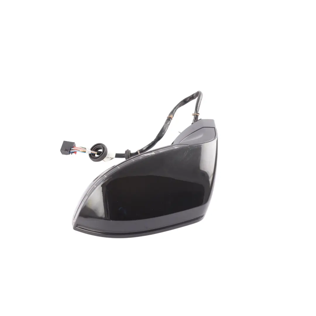 Audi A7 4G Door Wing Mirror Electric Left N/S Mythical Black - Y9T - SKU RHD-4G8858531AN-MYB - Part number 4G8858531AN