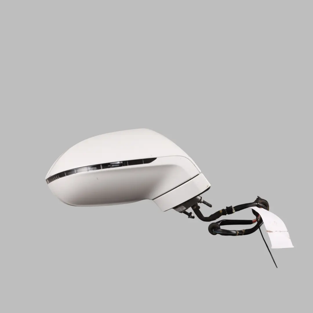 Audi A7 4G8 Electric Side Wing Mirror Right O/S Ibis White - Y9C - SKU RHD-4G8858532AN-IWH - Part number 4G8858532AN