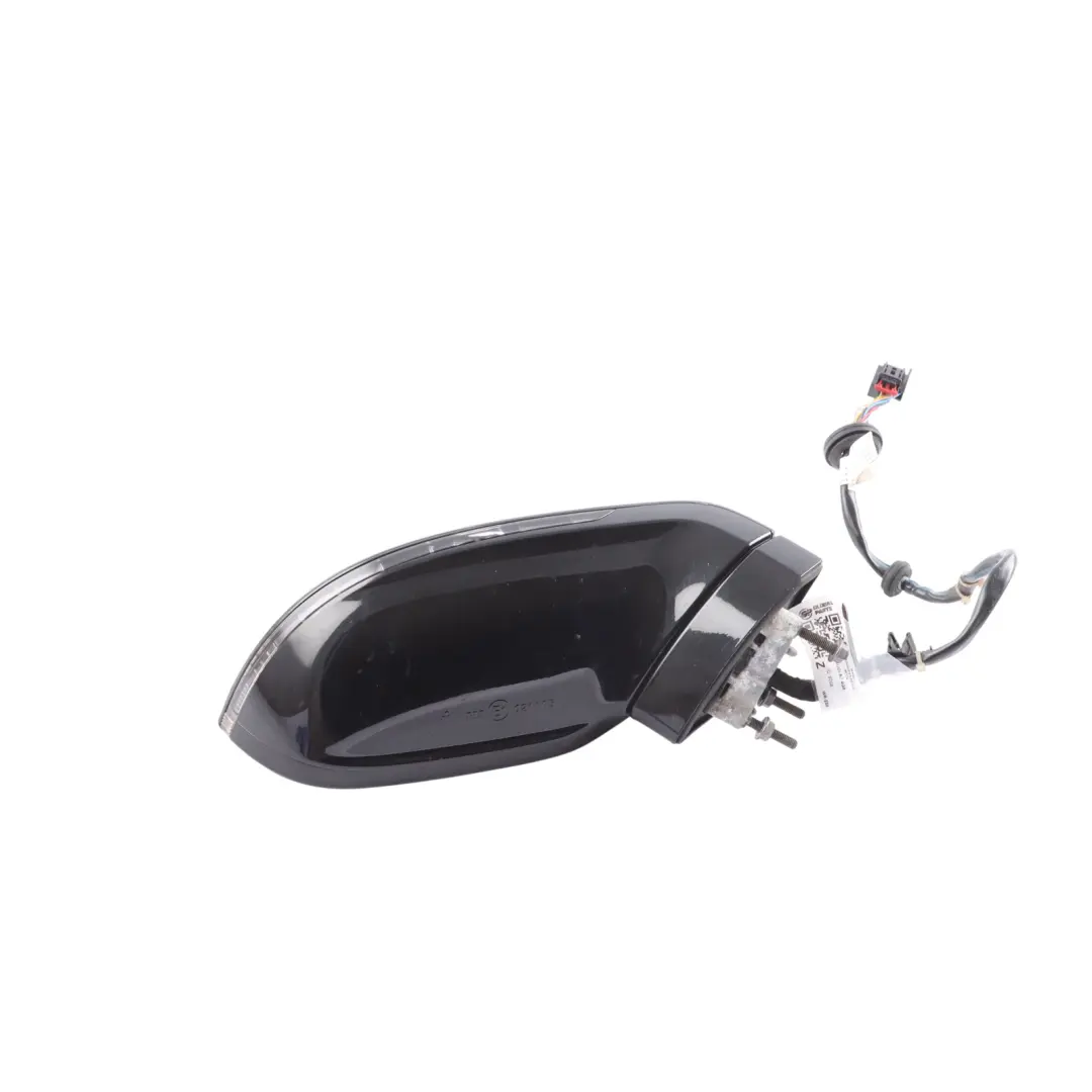4G8 Side Wing Mirror Right O/S Mythical Black Metallic Y9T to Audi A7 with Part number 4G8858532AN Audi A7 4G8 Side Wing Mirror Right O/S Mythical Black Metallic Y9T - SKU RHD-4G8858532AN-MYB - Part number 4G8858532AN