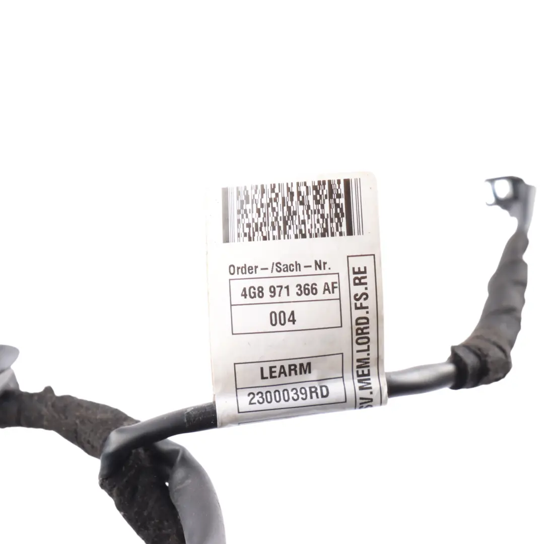 Audi A6 S6 Avant A7 4G8 RS6 Seat Frame Wiring Loom Front Right O/S - SKU RHD-4G8971366AF - Part number 4G8971366AF
