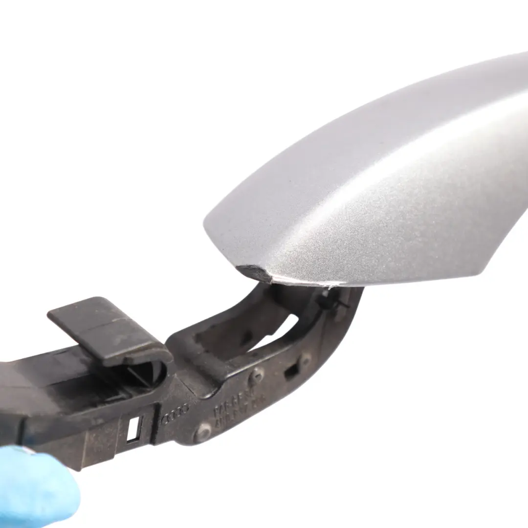 Audi A6 A7 4G RS6 C7 Door Outer Handle Rear Pull Right O/S Tornado Grey - X7P - SKU RHD-4H0837206-TOG - Part number 4H0837206